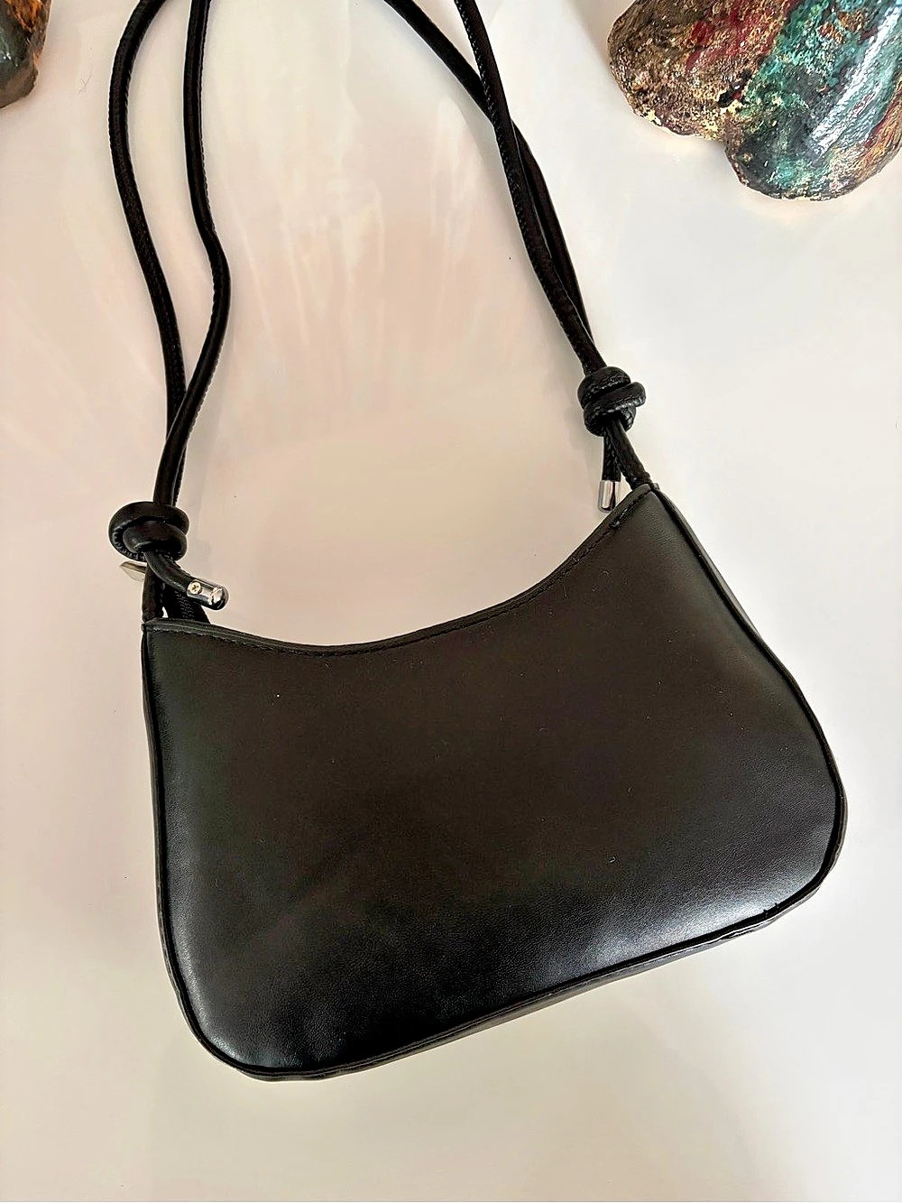 Miu Miu STYLE Black Crossbody Bag faux leather - Picture 3 of 6